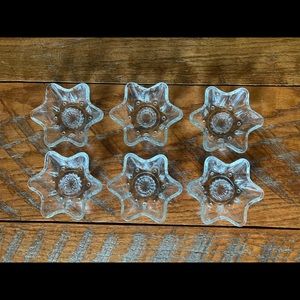 Pressed Glass Candleholders